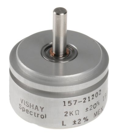 Vishay 157 Servo Montage Dreh Potentiometer 2kΩ ±20% / 1W, Schaft-Ø 3,18 Mm