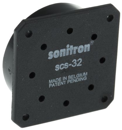Sonitron Piezoelektrischer Miniatur-Lautsprecher, 100dB, 66nF, 500 → 8000 Hz, 33.5 X 33.5 X 9.7mm