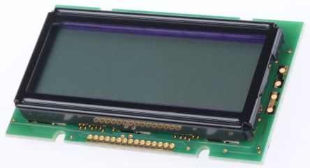 Powertip Monochrom LCD, Alphanumerisch Zweizeilig, 12 Zeichen Reflektiv, 8-Bit Interface