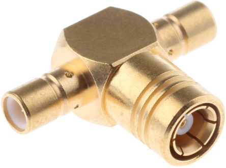 Radiall HF Adapter, SMB - SMB, 50Ω, Weiblich - Male, T-Abzweig, 4GHz Normal