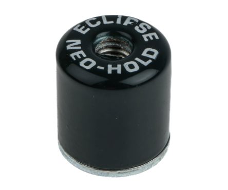 Eclipse Neodym Magnet, Topf, 16mm, 8kg Gewindebohrung M6, L. 16mm