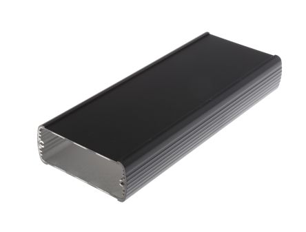 Bopla Caja De Aluminio Negro, 200 X 82 X 32mm, IP65