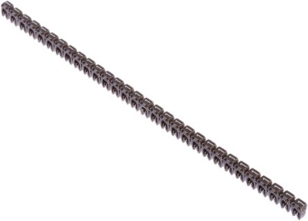 Legrand CAB 3 Kabel-Markierer, Aufsteckbar, Beschriftung: 1, Braun, Ø 2.2mm - 3mm, 5mm X 3 Mm, 1200 Stück