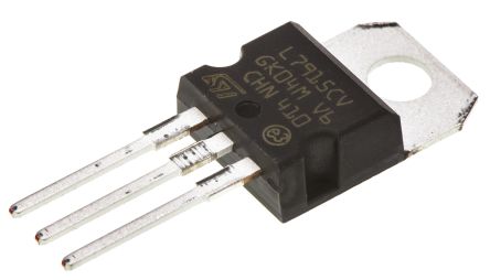 5 x ST L7915CV Linear Voltage Regulators