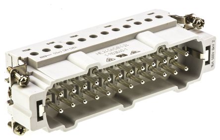 TE Connectivity HE Industrie-Steckverbinder Kontakteinsatz, 24-polig Stecker