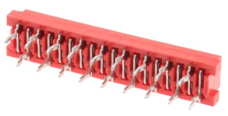 TE Connectivity Micro-MaTch Leiterplattenbuchse Abgewinkelt 18-polig / 2-reihig, Raster 2.54mm