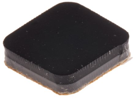 RS PRO Polymer Gummi Pad Selbstklebend, 12.7mm X 12.7mm X 3mm
