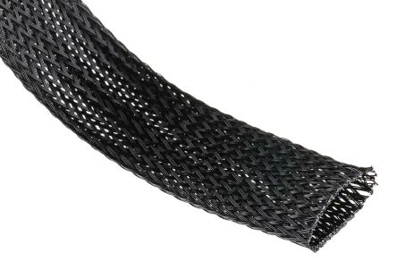 HellermannTyton PET电缆套管, Helagaine HLB系列, 黑色, 25mm直径, 10m长