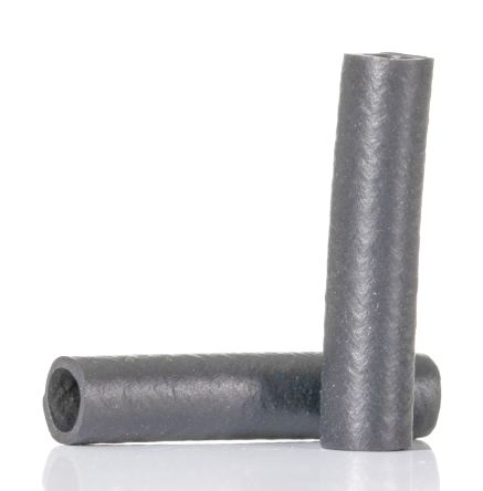 SES Sterling 硅橡胶电缆套管, 黑色, 3mm直径, 25mm长
