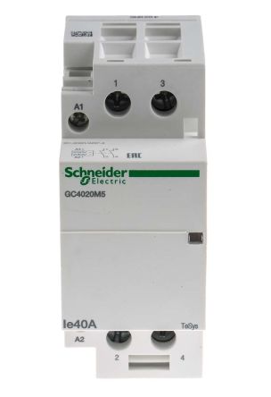 Schneider Electric Tesys Gc Gc40 2 Pole Contactor 2no 40 A 230 V Ac Coil
