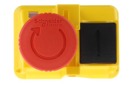Schneider Electric GV2 Not-Aus-Schalter, Drehentriegelung