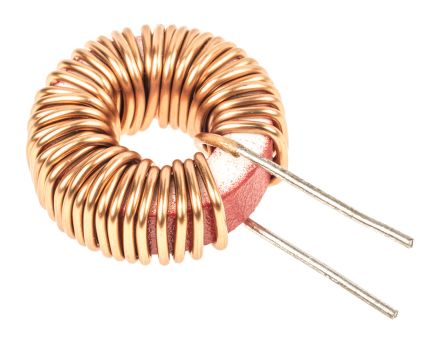 7447070 | Wurth 100 μH ±20% Composite Iron Powder Toroidal Inductor, 6A ...