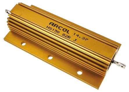 Arcol HS150 Wickel Lastwiderstand 82Ω ±5% / 150W, Alu Gehäuse Axialanschluss