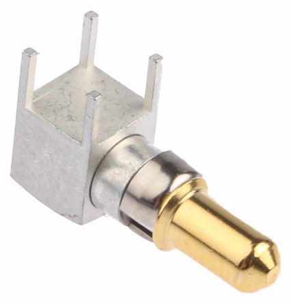 RS PRO, Right Angle, Male Gold, Copper Alloy, Backplane Connector Contact