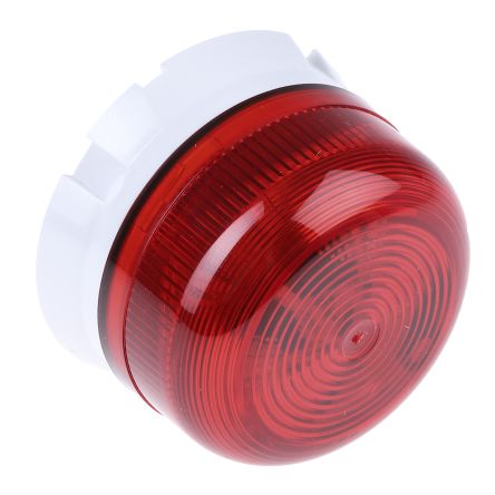 Klaxon Indicador Luminoso Serie Flashguard QBS, Efecto Intermitente, LED, Rojo, Alim. 11 → 35 V Dc