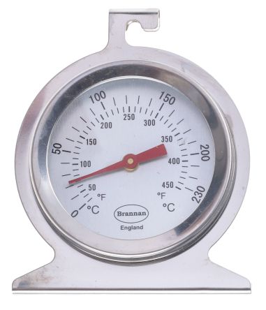 Brannan Termómetro Con Dial 23/467/3, Escala Centígrado, Fahrenheit, 0 → +230 °C., +230 °C., Diámetro 50mm