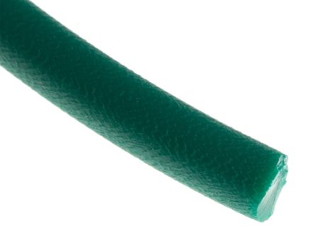 RS PRO 聚氨酯圆带, 直径8mm, 最小皮带轮直径76mm, 绿色, 长5m