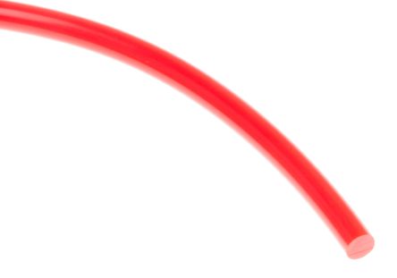 RS PRO 聚氨酯圆带, 直径5mm, 最小皮带轮直径50mm, 红色, 长5m