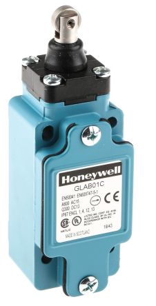 Honeywell GLA Endschalter, Stößel, 1-poliger Wechsler, Schließer/Öffner, IP 67, Zinkdruckguss, 6A Anschluss PG13.5