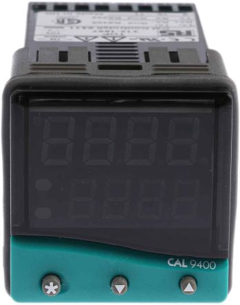 CAL Controlador De Temperatura PID Serie 9400, 48 X 48 (1/16 DIN)mm, 100 Vac, 240 Vac, 2 Salidas Relé