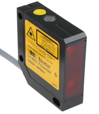 Baumer 光电传感器, OHDM系列, PNP输出, 检测范围25 至 300 mm