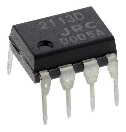 Nisshinbo Micro Devices Klasse A-B Audio Verstärker Operationsverstärker 1-Kanal Mono PDIP 0.25W 8-Pin +75 °C