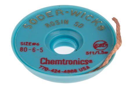 Chemtronics Soder-Wick Entlötlitze, 5.3mm X 1.5m