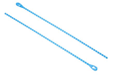 RS PRO Polypropylene Kabelbinder Lösbar Blau 2,4 Mm X 152.4mm, 100 Stück