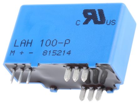 LEM 电流互感器, LAH系列, 100A, 50 mA 有效值输出, 匝数比 100:1