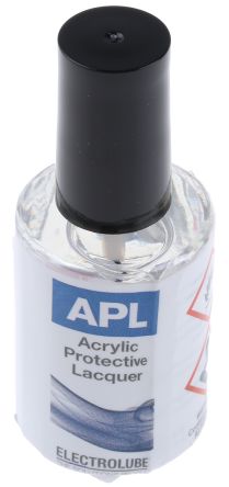 Electrolube APL Acryl Harz Leiterplatten Schutzlack Transparent, Flasche 15 Ml