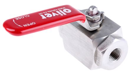 RS PRO Stainless Steel Hydraulic Ball Valve G 1/4