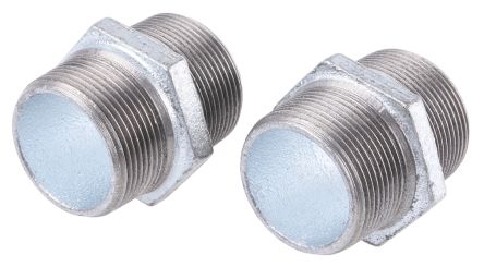 Malleable Equal Hex Nipple 3/4 x 3/4 M/M BSP 