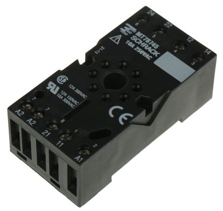 TE Connectivity 继电器插座 MT78745 8-1393163-4, 适用于MT 系列多模式继电器