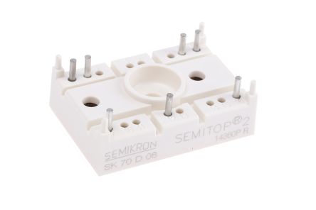 Semikron Brückengleichrichter, 3-phasig 70A 800V PCB-Montage 1.25V SEMITOP2 7-Pin 4mA