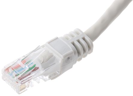 Decelect Câble Ethernet Catégorie 5e U/UTP, Gris, 10m PVC Avec Connecteur