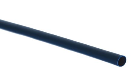 TE Connectivity Tubo Termorretráctil De Poliolefina Azul, Contracción 2:1, Ø 3.2mm, Long. 1.2m