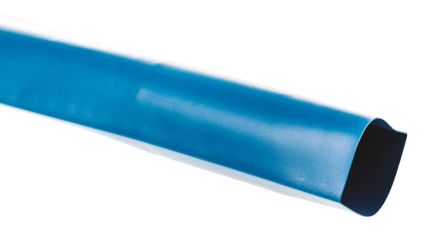 TE Connectivity RNF-100 Wärmeschrumpfschlauch, Polyolefin Blau, Ø 25.4mm Schrumpfrate 2:1, Länge 1.2m