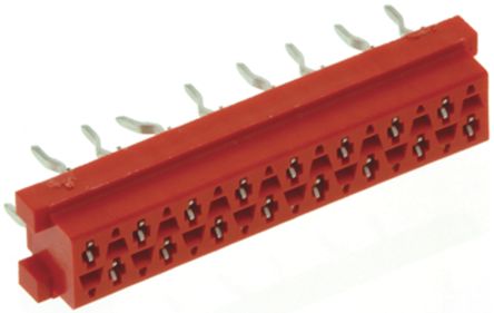 TE Connectivity Micro-MaTch Leiterplattenbuchse Gerade 16-polig / 2-reihig, Raster 2.54mm