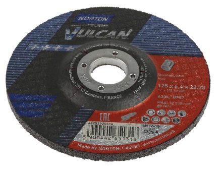 Norton, 研磨片, Grinding Disc系列, 盘直径125mm, 磨料粒度P30, 厚度6.4mm