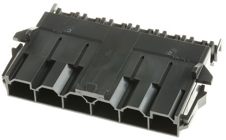 Molex Mini-Fit Sr Steckverbindergehäuse Stecker 10mm, 6-polig / 1-reihig Gerade, Tafelmontage Für Sr.-Stecker Mini-Fit