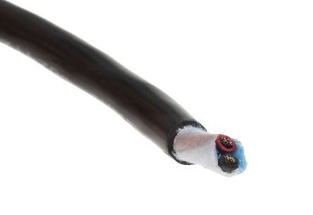 Alpha Wire Câble De Commande Xtra-Guard 2 300 V, 2 X 0,81 Mm², 18 AWG, Gaine PE Noir, 30m