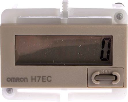Omron 欧姆龙计数器, H7EC系列, LCD显示, 电压输入