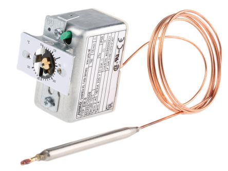 Jumo Kapillar Thermostat 1-poliger Schließer, 24V Ac/dc / 20mA