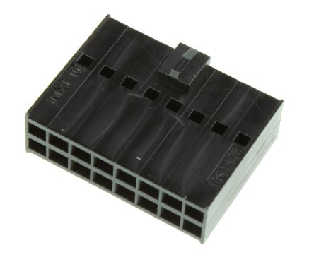 Molex Carcasa De Conector 90142-0016, Serie C-Grid III, Paso: 2.54mm, 16 Contactos, 2 Filas, Recto, Hembra