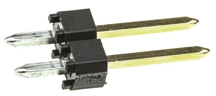 Molex C-Grid III Stiftleiste Gerade, 2-polig / 1-reihig, Raster 2.54mm, Kabel-Platine, Lötanschluss-Anschluss, 3.0A,