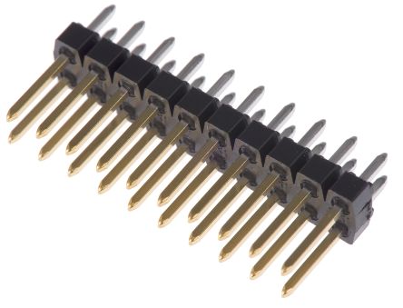 Molex C-Grid III Stiftleiste Gerade, 20-polig / 2-reihig, Raster 2.54mm, Kabel-Platine, Lötanschluss-Anschluss, 3.0A,