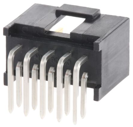Molex C-Grid III Leiterplatten-Stiftleiste Gewinkelt, 10-polig / 2-reihig, Raster 2.54mm, Kabel-Platine,