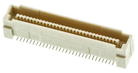 TE Connectivity Free Height Leiterplatten-Stiftleiste Gerade, 60-polig / 2-reihig, Raster 0.8mm, Platine-Platine,