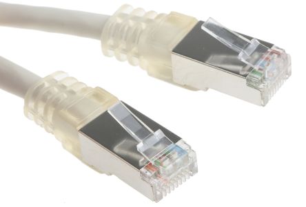 Decelect Cable Ethernet Cat5 Cruzado F/UTP De Color Gris, Long. 0.5m