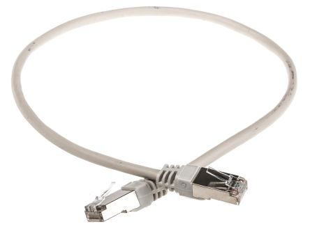 Decelect Ethernetkabel Cat.5, 10m, Grau Patchkabel, A RJ45 F/UTP Stecker, B RJ45